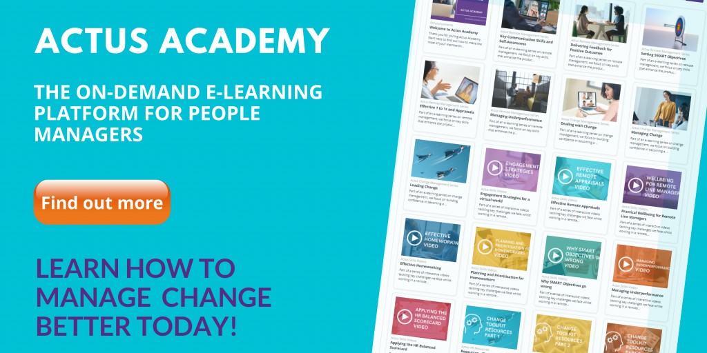 E-learning for Change Management